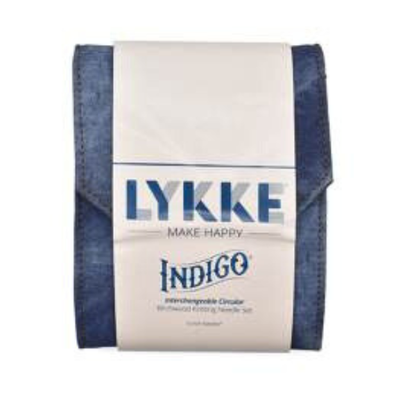 LYKKE Zestaw Wymiennych Drutów Okrągłych Indigo, Starter Set, Niebieski, 13 cm