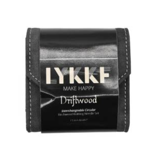 LYKKE Zestaw Wymiennych Drutów Okrągłych Driftwood, Starter Set, Szary, 9 cm
