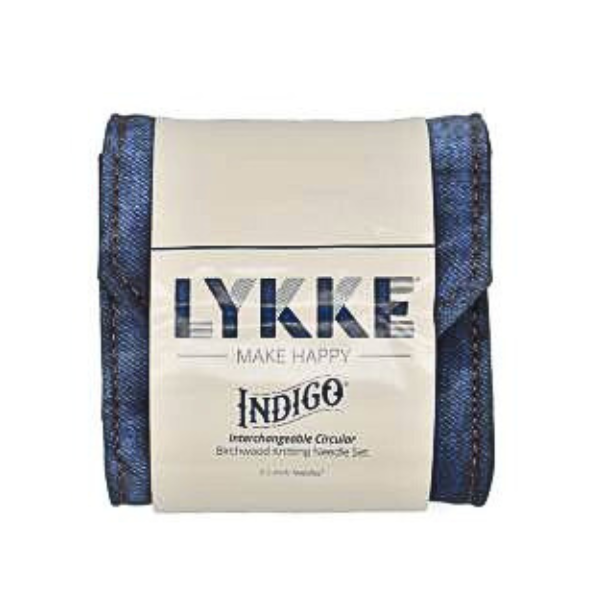 LYKKE Zestaw Wymiennych Drutów Okrągłych, Indigo, Starter Set, Niebieski, 9 cm