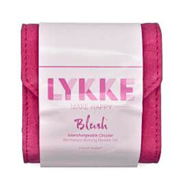 LYKKE Zestaw Drutów z Żyłką Wymiennych Blush, Starter Set, Fuksja, 9 cm