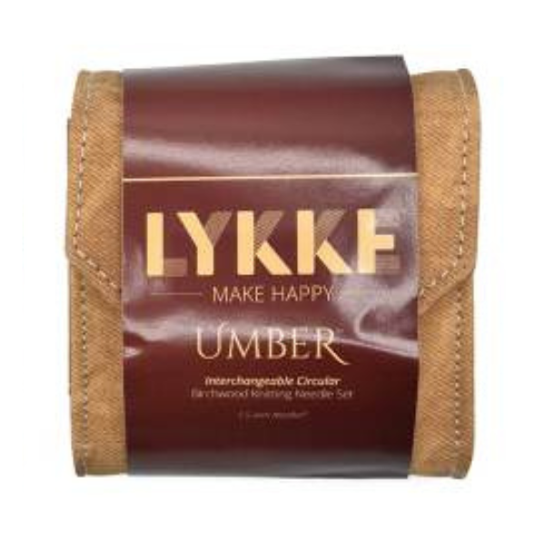 LYKKE Zestaw Wymiennych Drutów Okrągłych Umber, Starter Set, Tan, 9 cm