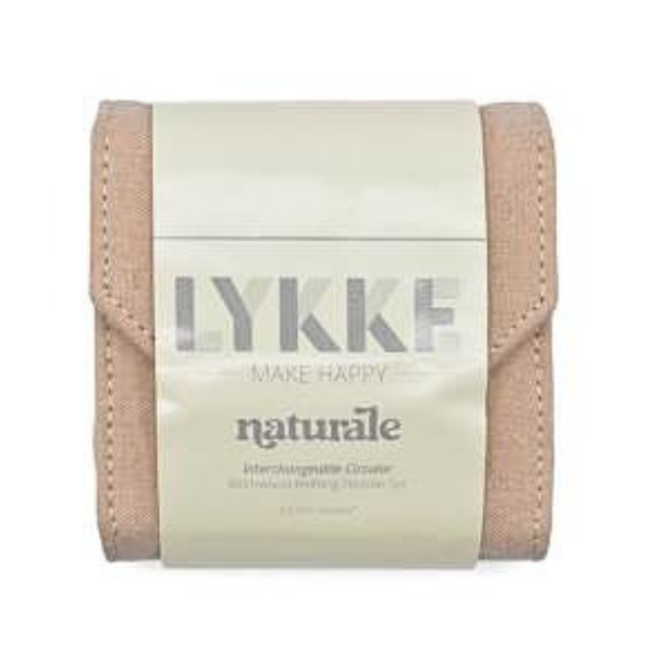 LYKKE Vaihdettavat Pyöröpuikotsetti Naturale, Starter Set, Beige, 9 cm