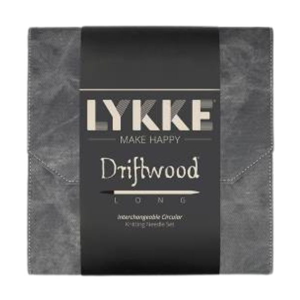 LYKKE Zestaw Wymiennych Drutów Okrągłych Driftwood Long, Szary, Różne Długości