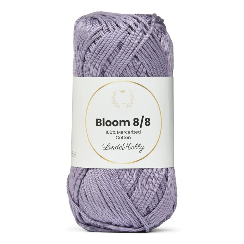 LindeHobby Bloom 8/8 Mercerized Cotton 12 Jasny liliowy