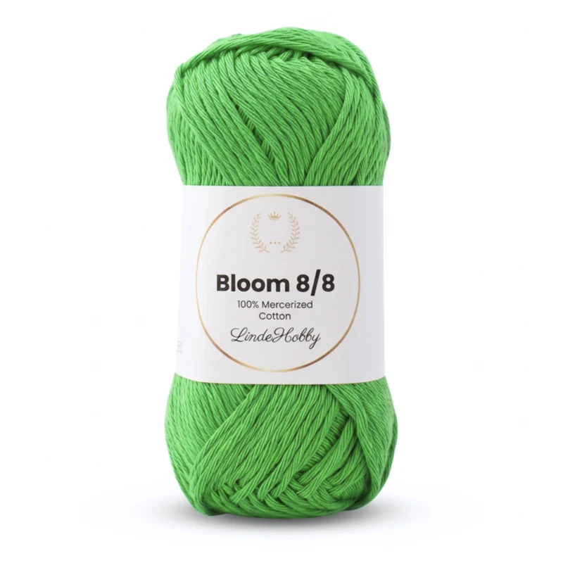 LindeHobby Bloom 8/8 Mercerized Cotton 38 Zielony