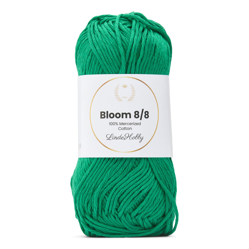 LindeHobby Bloom 8/8 Mercerized Cotton 33 Zieleń Benetton