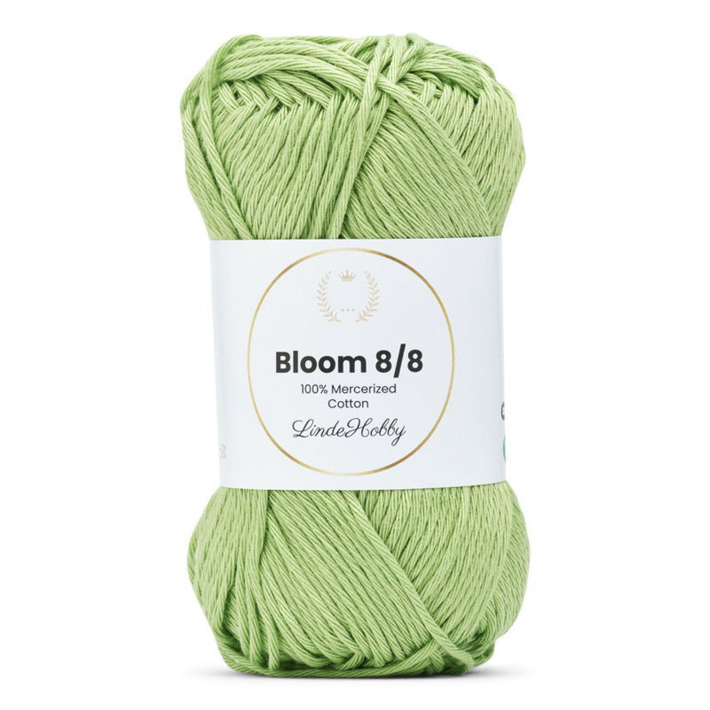 LindeHobby Bloom 8/8 Mercerized Cotton 18 Limonkowy
