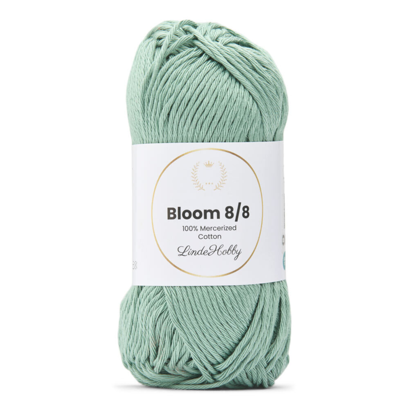 LindeHobby Bloom 8/8 Mercerized Cotton 19 Vintage zielony
