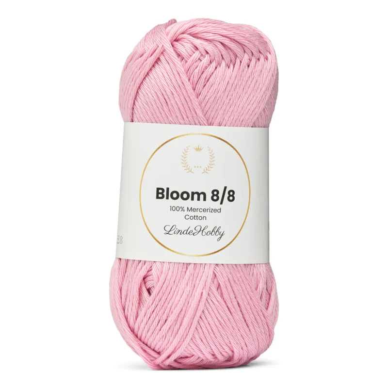 LindeHobby Bloom 8/8 Mercerized Cotton 27 Różany