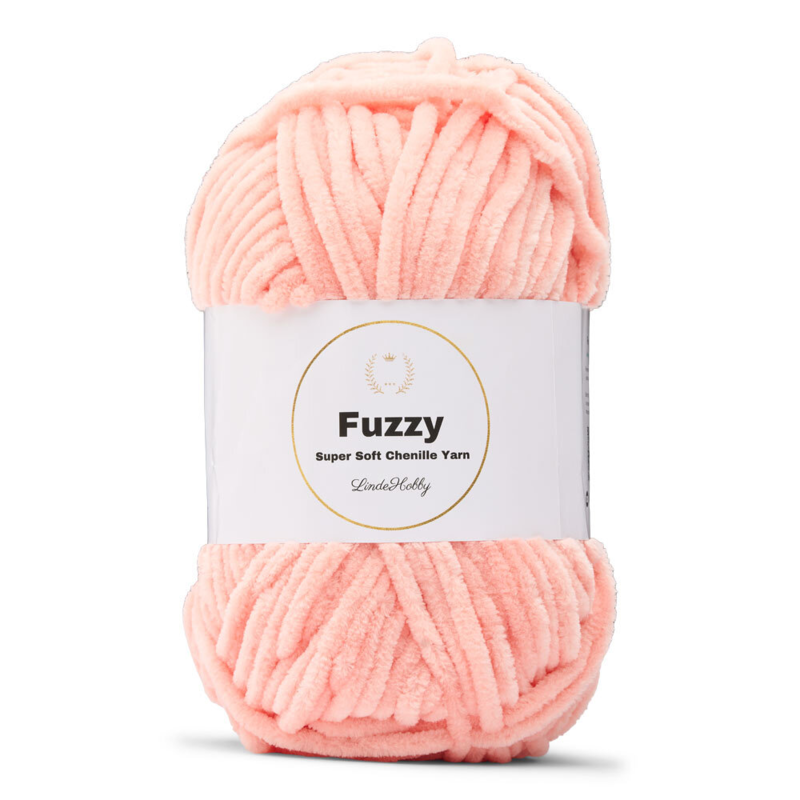 LindeHobby Fuzzy Chenille 06 Łososiowy