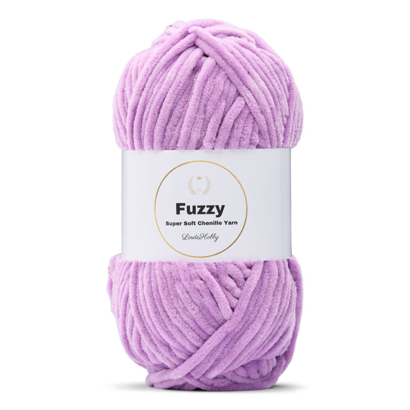 LindeHobby Fuzzy Chenille 41 Liliowy