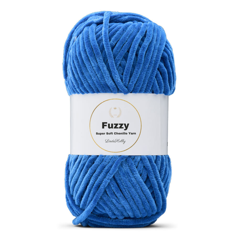 LindeHobby Fuzzy Chenille 36 Niebieski