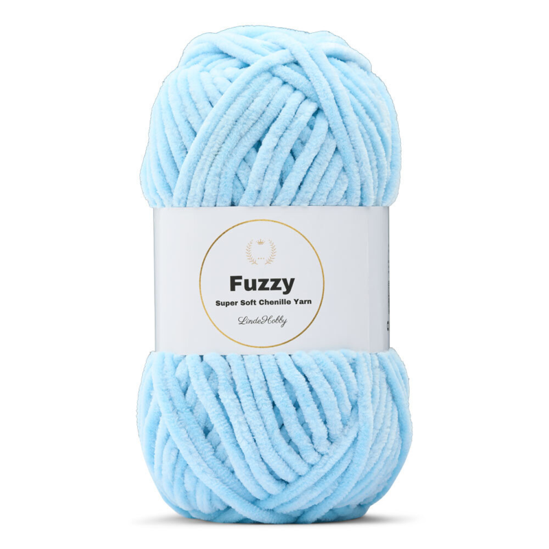 LindeHobby Fuzzy Chenille 07 Błękit niemowlęcy