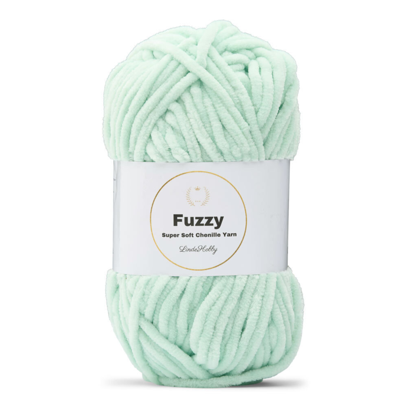 LindeHobby Fuzzy Chenille 03 Miętowy zielony