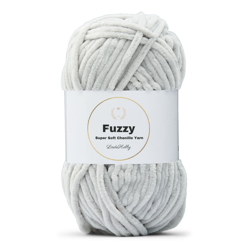 LindeHobby Fuzzy Chenille 42 Metaliczny grafit