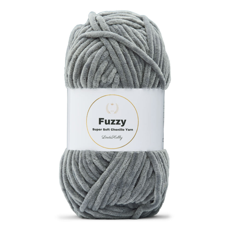 LindeHobby Fuzzy Chenille 05 Ciemnoszary