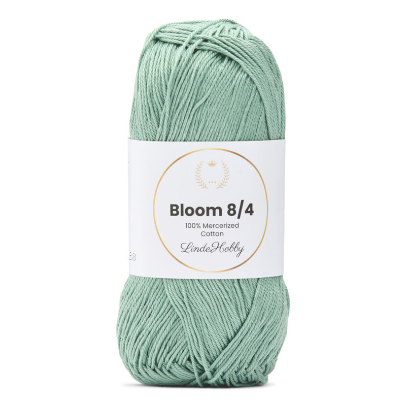 LindeHobby Bloom 8/4 Mercerized Cotton 19 Vintage zielony