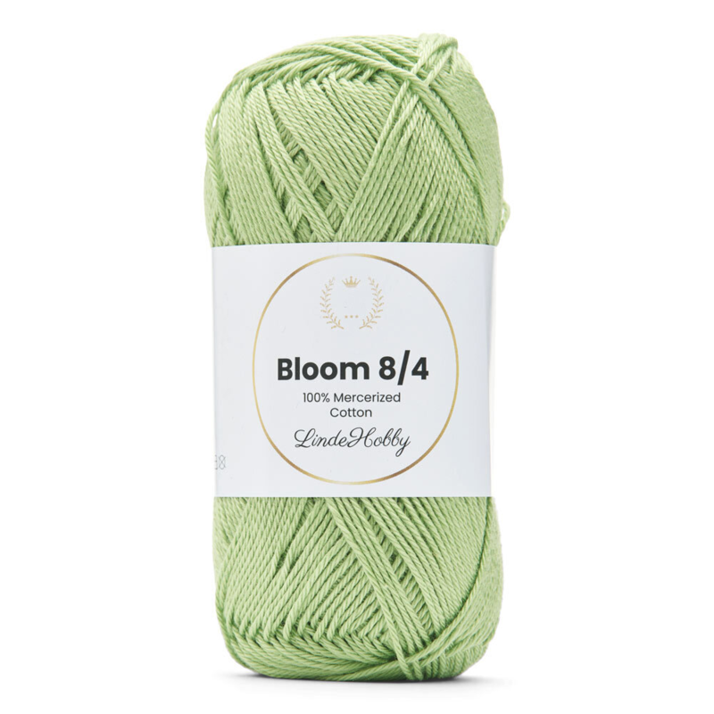 LindeHobby Bloom 8/4 Mercerized Cotton 18 Limonkowy