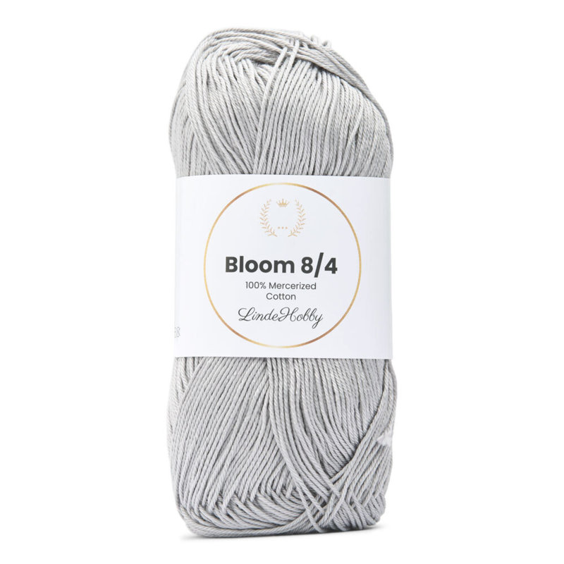 LindeHobby Bloom 8/4 Mercerized Cotton 03 Szary