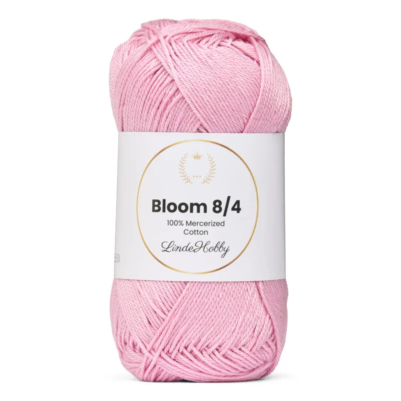 LindeHobby Bloom 8/4 Mercerized Cotton 27 Różany