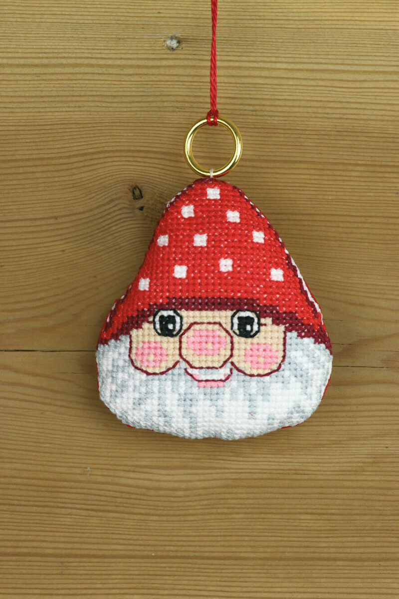 Zestaw do haftu Głowa Skrzata 8 x 8 cm