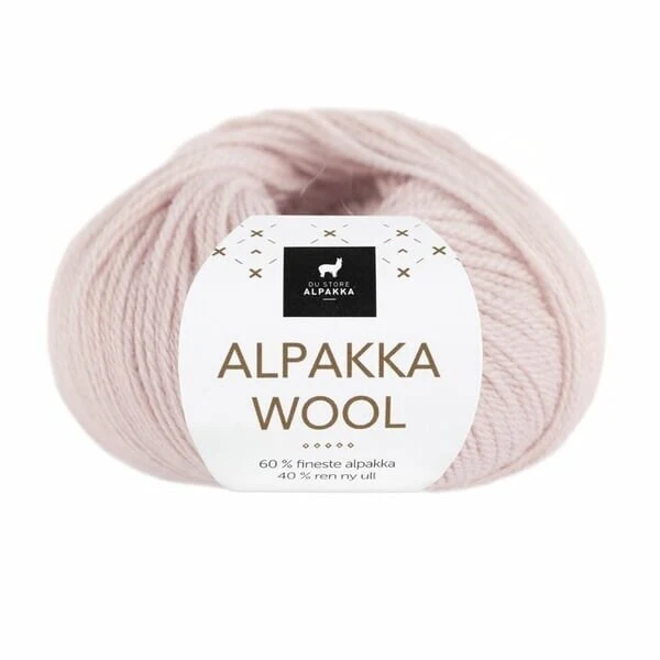 Du Store Alpakka Wool 556 Pudrowy róż