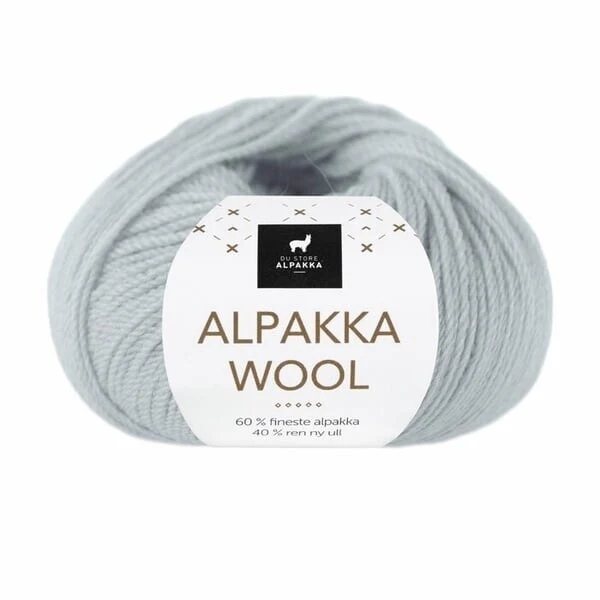 Du Store Alpakka Wool 557 Pudrowy błękit