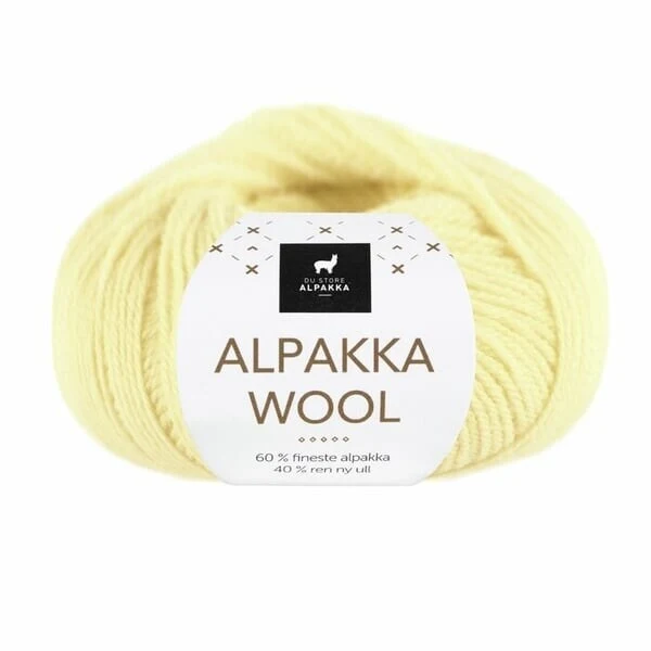 Du Store Alpakka Wool 560 Jasny żółty