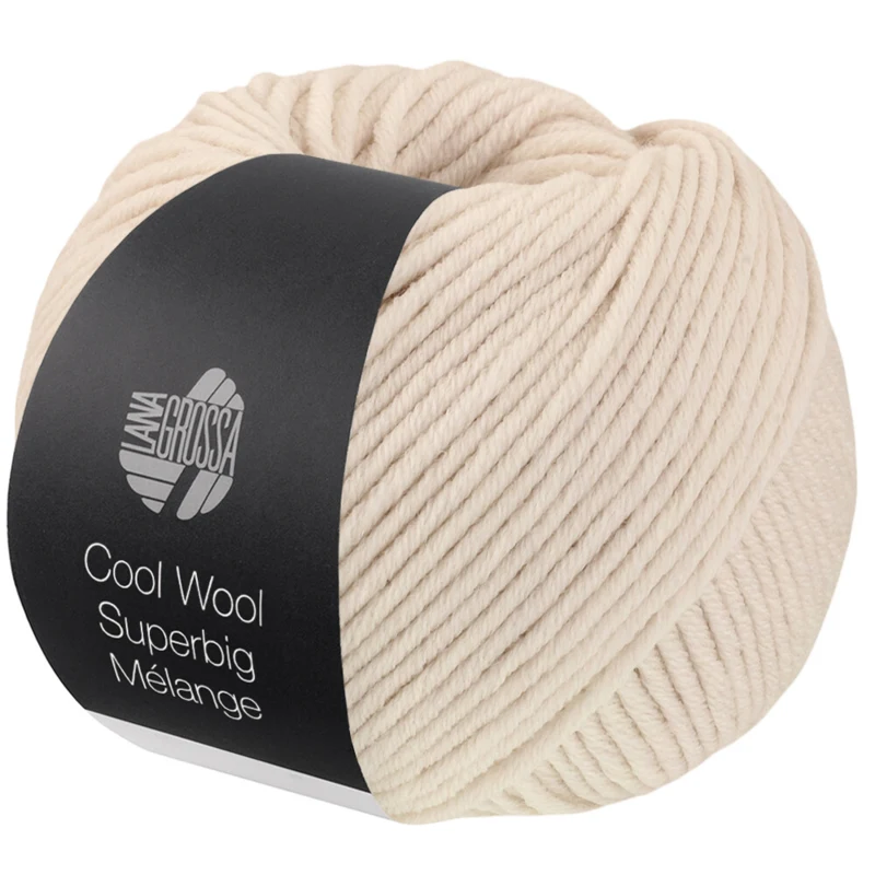 Lana Grossa Cool Wool Superbig 233 Greige melanż