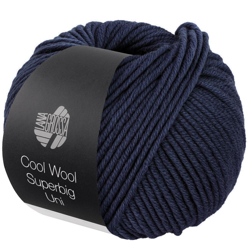 Lana Grossa Cool Wool Superbig 16 Ultramarynowy niebieski