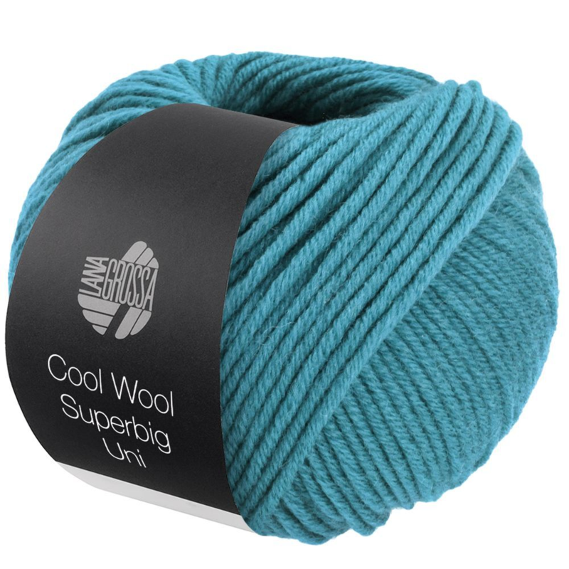 Lana Grossa Cool Wool Superbig 31 Turkusowy