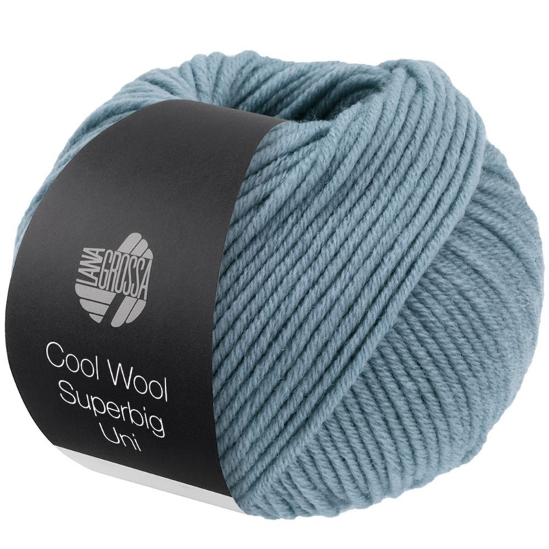 Lana Grossa Cool Wool Superbig 19 Szaroniebieski