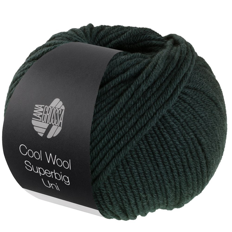 Lana Grossa Cool Wool Superbig 29 Zielony vadmel