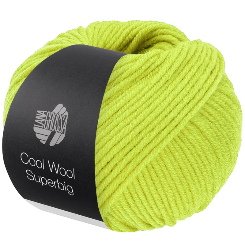 Lana Grossa Cool Wool Superbig 48 Limonkowy