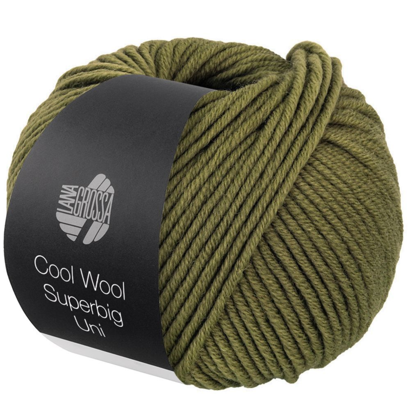 Lana Grossa Cool Wool Superbig 24 Oliwkowy