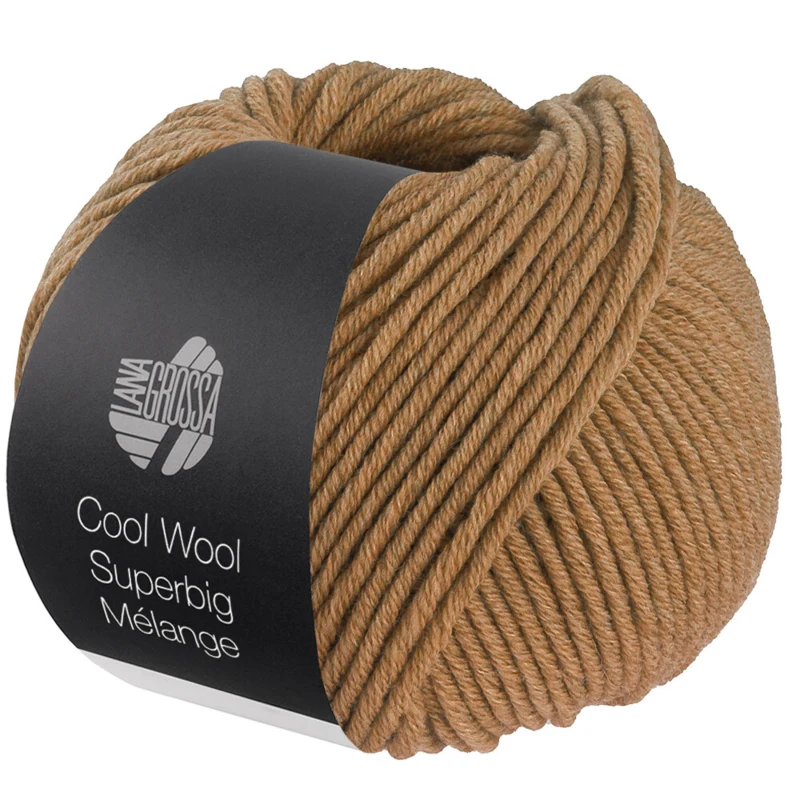 Lana Grossa Cool Wool Superbig 230 Karmelowy melanż