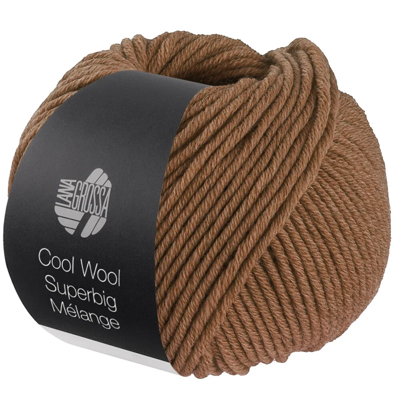 Lana Grossa Cool Wool Superbig 229 Nugatowy melanż