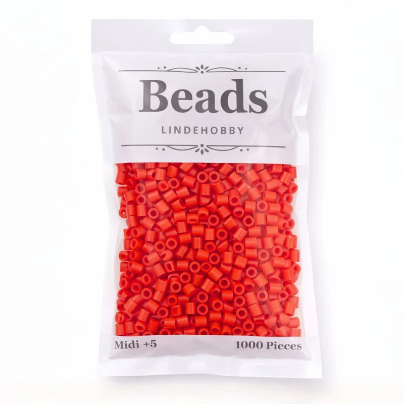 LindeHobby Beads 34 Czerwony