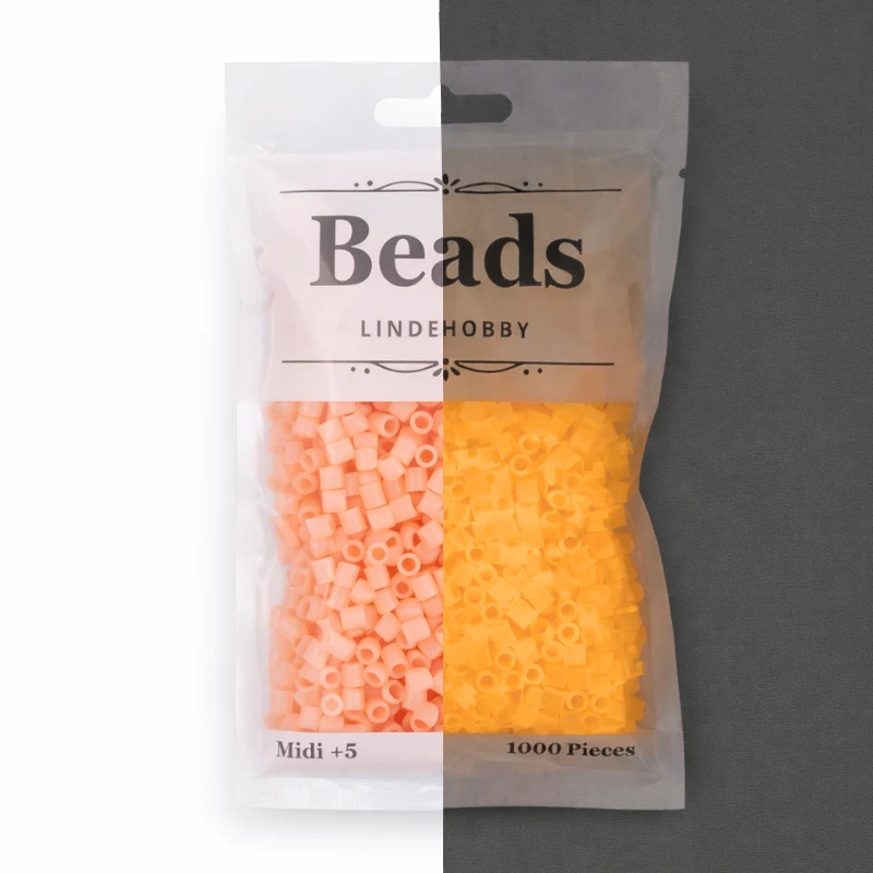 LindeHobby Beads Glow 05 Pomarańczowy
