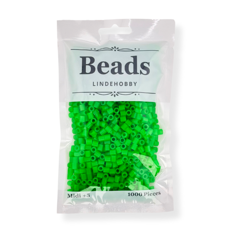 LindeHobby Beads Neon 02 Zielony
