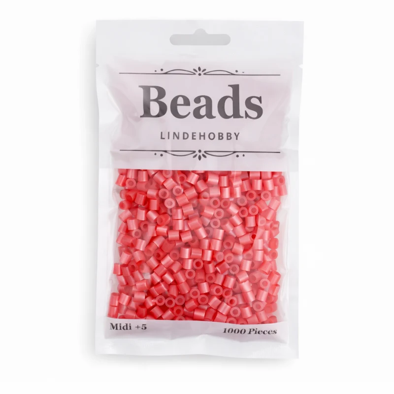 LindeHobby Beads Pearl 05 Czerwony