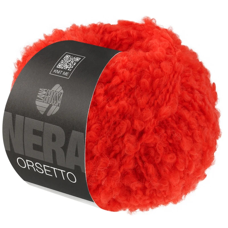 Lana Grossa Orsetto 17 Jaskrawoczerwony