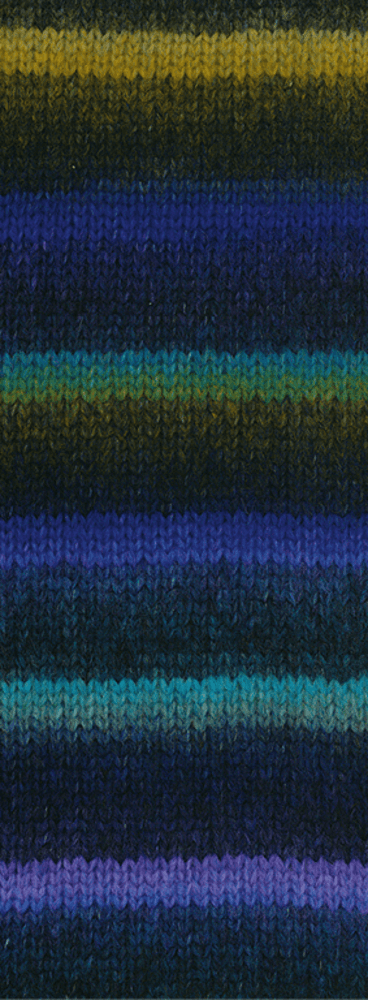 Lana Grossa Bomba 06 Butelkowa-/opalowa zieleń/bakłażan/granatowy/ciemny-/petrolowy niebieski