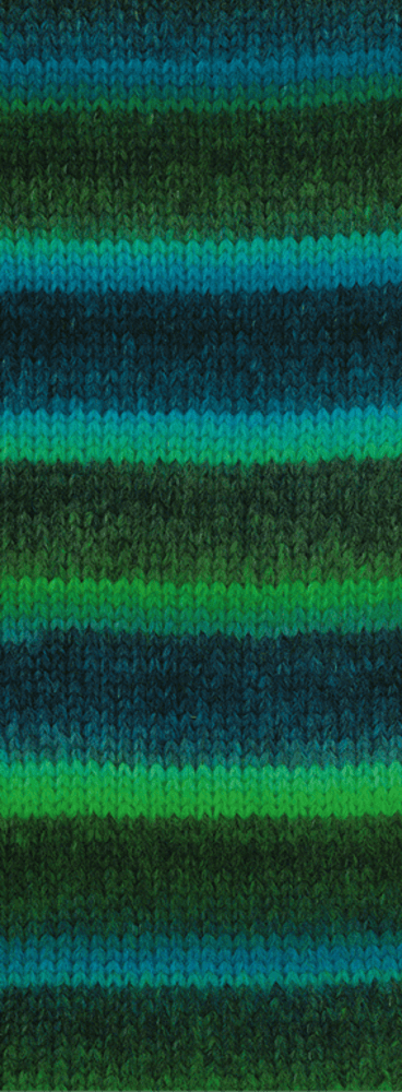 Lana Grossa Bomba 05 Ciemny petrol/zielony petrolowy/niebieski/fioletowy/granatowy/zielony