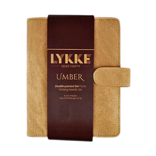 LYKKE Zestaw Drutów Pończochowych Umber, Tan, 15 cm (2.00-3.75 mm)