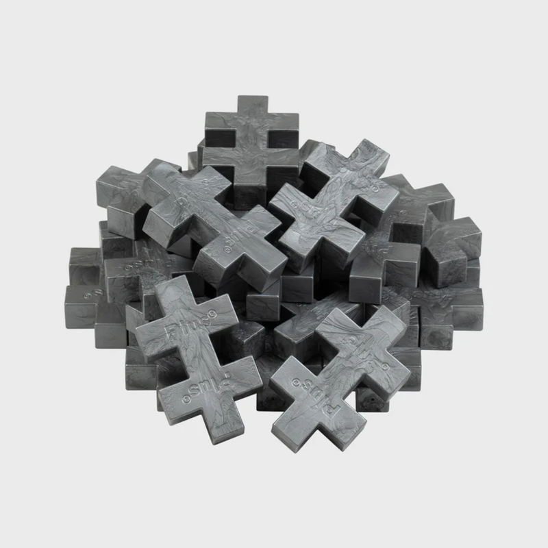 Plus-Plus BIG, 25 szt. 3472 Srebrny