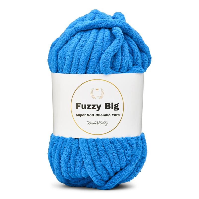 LindeHobby Fuzzy Chenille BIG 30 Błękit nieba