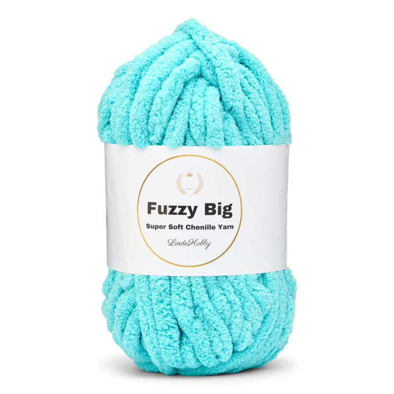 LindeHobby Fuzzy Chenille BIG 13 Turkusowy (teal)