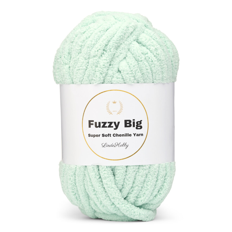 LindeHobby Fuzzy Chenille BIG 03 Miętowy zielony