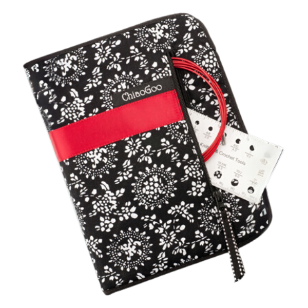 ChiaoGoo Zestaw Wymiennych Drutów na Żyłce Twist Red Lace, Small, 13 cm